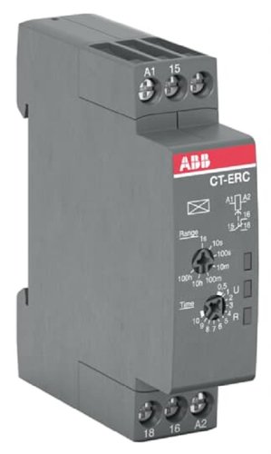 Реле времени на DIN-рейку ABB CT-ERE 7 временных диапазонов 0,05-100ч 12-240В картинка
